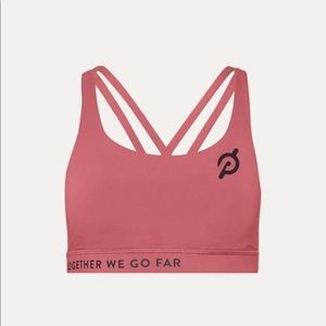 Peloton Lululemon Cherry Tint Energize Bra